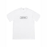 Mens T-shirts 21SS Chalk Logo Tee Box Logo Short Sleeve Letter T-Shirt