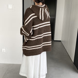 Women Cardigan Sweater Knitted Sweater Autumn and Winter Hooded Cardigan Coat N2350