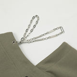 Women Jacket Chain off-the-Shoulder Cardigan Jacket