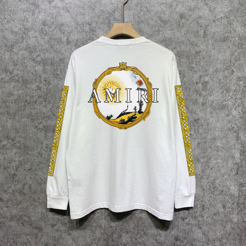 Amiri Long Sleeve Shirt Long Sleeve Long-Sleeved T-shirt Blouse