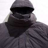 Unisex Winter Cotton Coat Three-Dimensional Pocket Decorative Hooded down Jacket