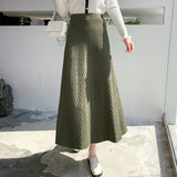 Women Knitted Cardigan Vintage Knitted Dress Autumn and Winter