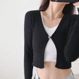 Women Sweater Knitwear Cardigan Women Spring Short Slim Fit Sweater