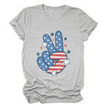 Personalized printed casual loose short-sleeved summer crew neck T-shirt