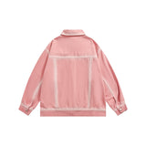 Unisex Jacket Vintage Denim Jacket Baggy Coat