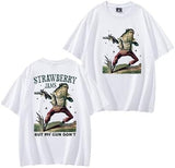 Strawberry Jams But My Guns Don't T-Shirt Strawberry