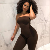 Women Jumpsuit Autumn Sexy Slim Fit Bodysuit