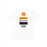 Mens T-shirts 24SS Ducati Logo Tee Ducati Printed Short Sleeve T-Shirt