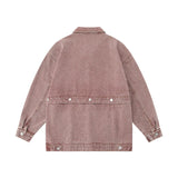 Women Jacket XINGX Affixed Cloth Embroidered Detachable Denim Jacket