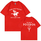 Percy Jackson Custom Camp Half Blood Print T Shirt Men Women