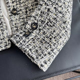 Women Woolen Coat Tweed Chanel Coat