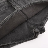 Women Shorts A- line Denim Short Culotte Summer High Waist Wash Casual Hot Pants