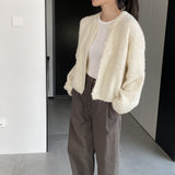 Women Cardigan Sweater Autumn Sweater Cardigan Long Sleeve Loose Button 3ty920