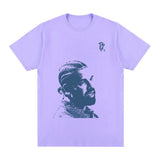 Vintage Rapper Drake Portrait Graphic T Shirt Men's Fashion