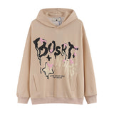 Men Hoodie Cartoon Puff Print Couple Hooded Sweater