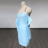 Women Evening Dress Bandage One-Piece Dress Backless Sexy Dress