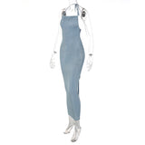Women Dresses Summer Sexy Backless Self-Tie Dress