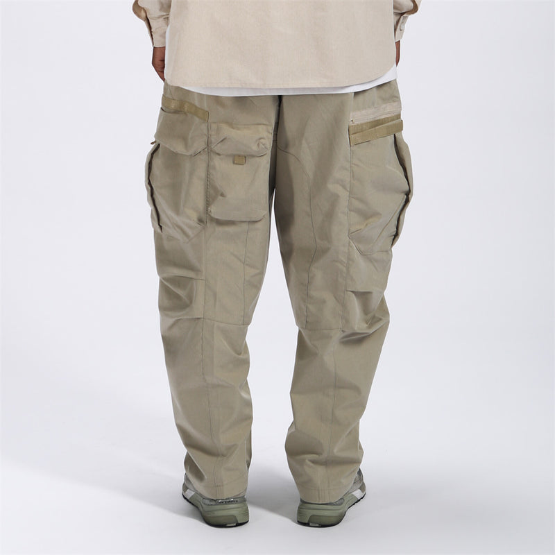Men Sweatpants Multi-Pocket Cargo Pants Casual Harem Trousers