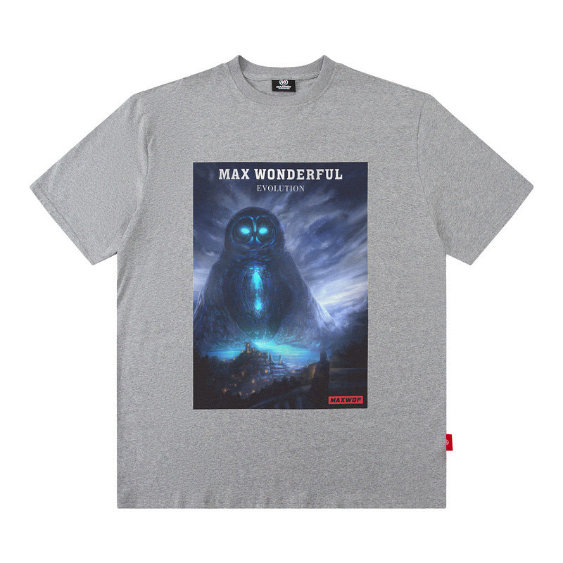 Men T Shirt Hip Hop Oversize Half Sleeve T-shirt Men and Women