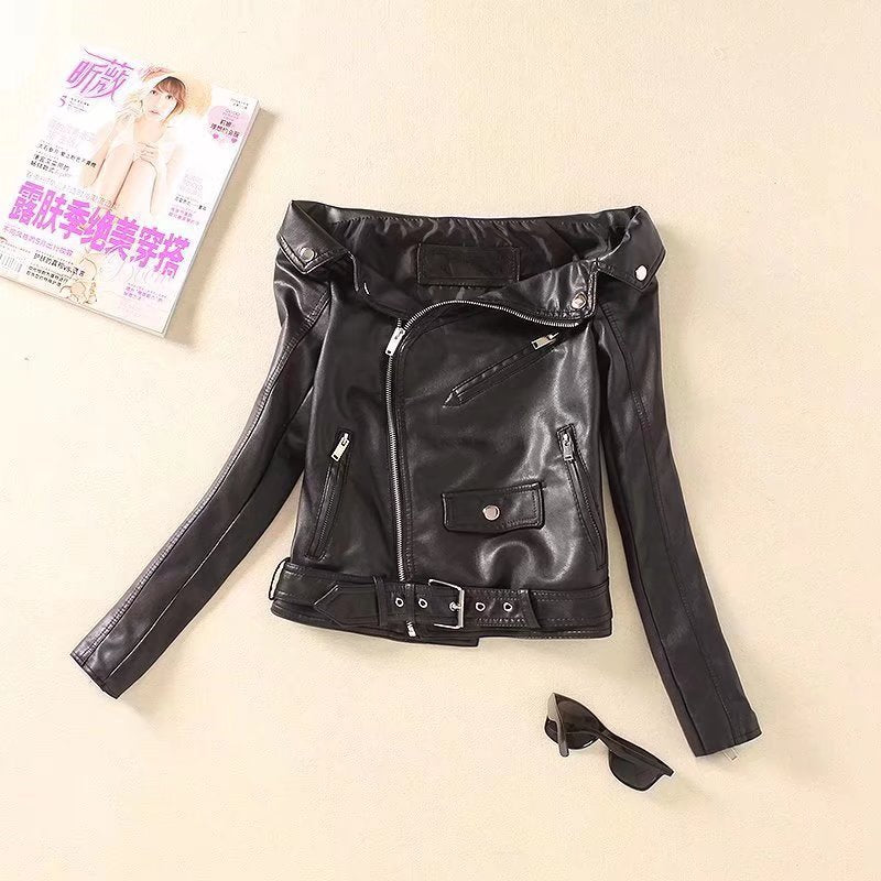 Women Leather Jacket Biker's Leather Jacket PU Leather Jacket