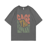 Limited Cage The Elephant Pritn Tshirt Short Sleeve Men