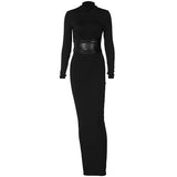 Women Dresses Fall Slim Fit Long Sleeve Dress