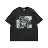 Men T Shirt Heart Printing Couple Short Sleeve T-shirt