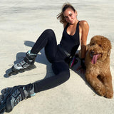 Women Jumpsuit Spring and Summer Sports Yoga Slim Fit Backless