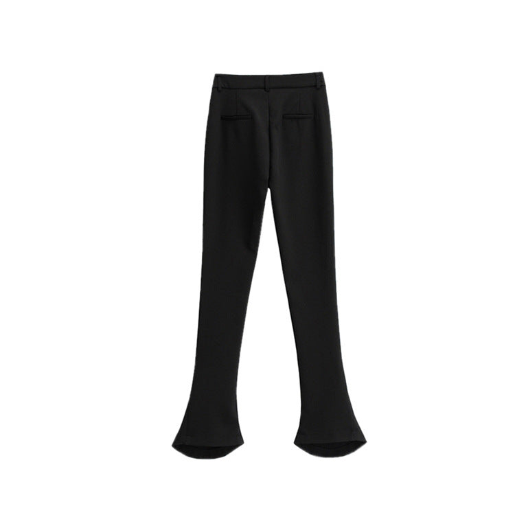 Women Sweatpants Autumn Suit Pants Slim Fit Bell-Bottom Pants