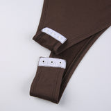 Women Jumpsuit Autumn Sexy Long Sleeve Backless Bodysuit