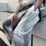 Women Sweatpants Loose Straight Sweatpants Vintage Sports Trousers Men