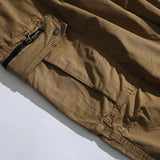 Men Pants Retro Functional Workwear Casual Pants