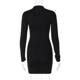 Women Dresses Autumn Sexy Long Sleeve Narrow Dress