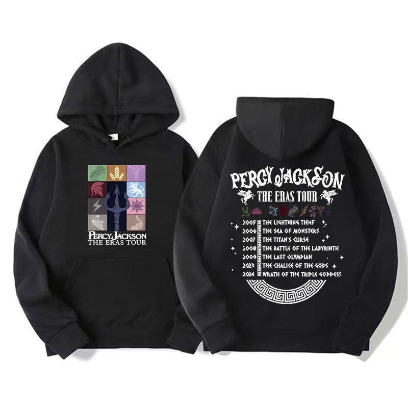 Percy Jackson The Eras Tour Graphic Hoodie Camp Half Blood