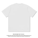 Mens Vintage baseball T-Shirt NFL Rugby OBJ Printed Short Sleeve T-Shirt Washed Old Top