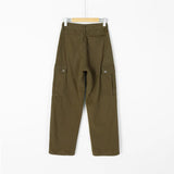 Women Sweatpants Multi-Pocket Casual Working Pants Women Loose Straight-Leg Wide-Leg Pants