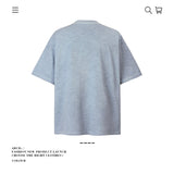 American vintage street T-shirt pure cotton retro men's and women's summer loose