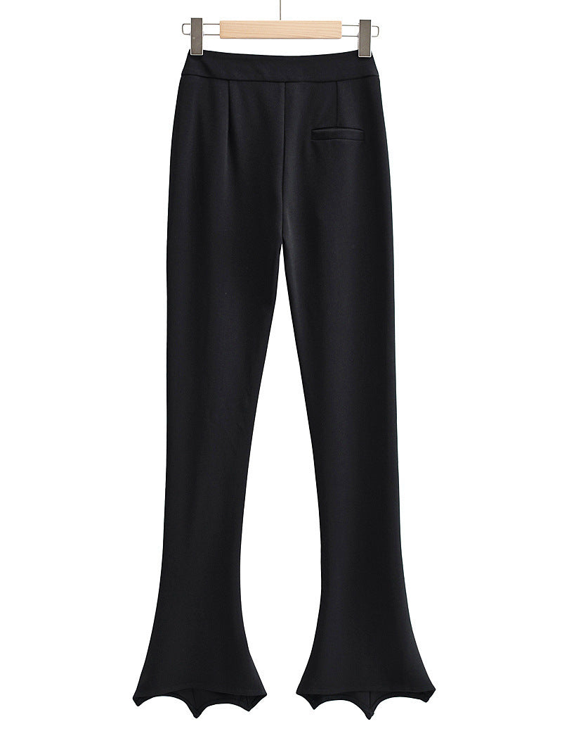 Women Sweatpants Autumn Suit Pants Slim Fit Flared Pants