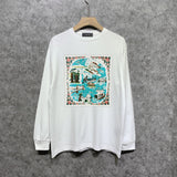 Amiri Long Sleeve Shirt Fashion Brand Long Sleeve Long-Sleeved T-shirt Blouse