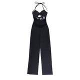 Women Tops Summer Lace Jumpsuit Sexy Slim Jumpsuit