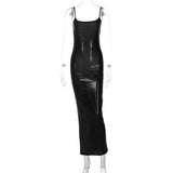 Women Dresses Winter Sexy Backless Slim Fit Sling Dress