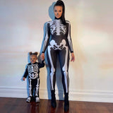 Women Jumpsuit Autumn Halloween Cosplay Printed Jumpsuit