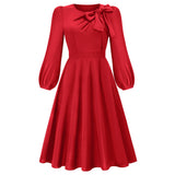 Women Date Dress Fall/Winter Dress Leisure Long Sleeve Dress