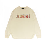 Amiri Long Sleeve Shirt Fashion Brand Long Sleeve Long-Sleeved T-shirt Blouse