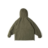 Unisex Jacket Zipper Decorations Hooded Hooded Jacket Men's Jacket Coat