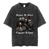 Autism Skeleton Meme T Shirt Funny Skull Men Women Fashion
