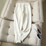 Women Sweatpants Spring and Autumn Zipper Casual Sweatpants