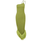 Women Dresses Spring Sexy Backless Slim Fit Long Dress