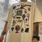 Women Vintage Fashion Streetwear Graphic T Shirt Fans