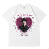 Twilight Saga Edward Cullen T Shirt Robert Pattinson Print